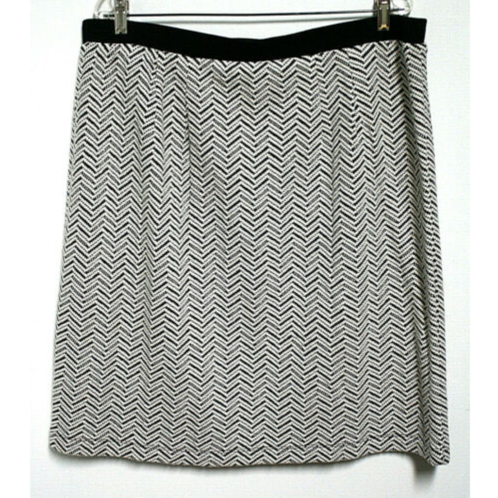 Zac & Rachel Womens 2X Wrap Skirt Chevron Textured - Picture 2 of 3